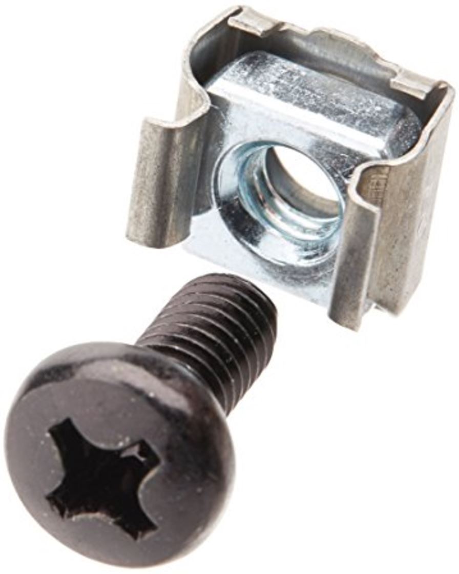 Astrotek M6 Cage Nuts & Screws (Pack of 10) Silver Color Oxide Finish Phillips Drive Length Fully Threaded Astrotek M6 Cage Nuts & Screws (Pack of 10) Silver Color Oxide Finish Phillips Drive Length Fully Threaded
